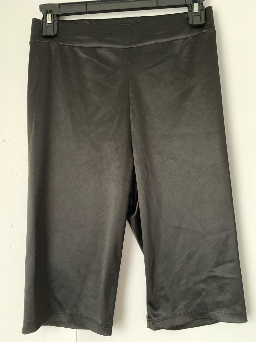 iris Black Girls' Bike Shorts - Stretch Active Bottoms Size L